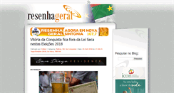 Desktop Screenshot of blogdaresenhageral.com.br