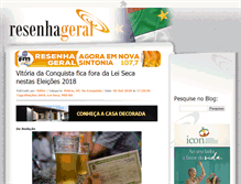 Tablet Screenshot of blogdaresenhageral.com.br